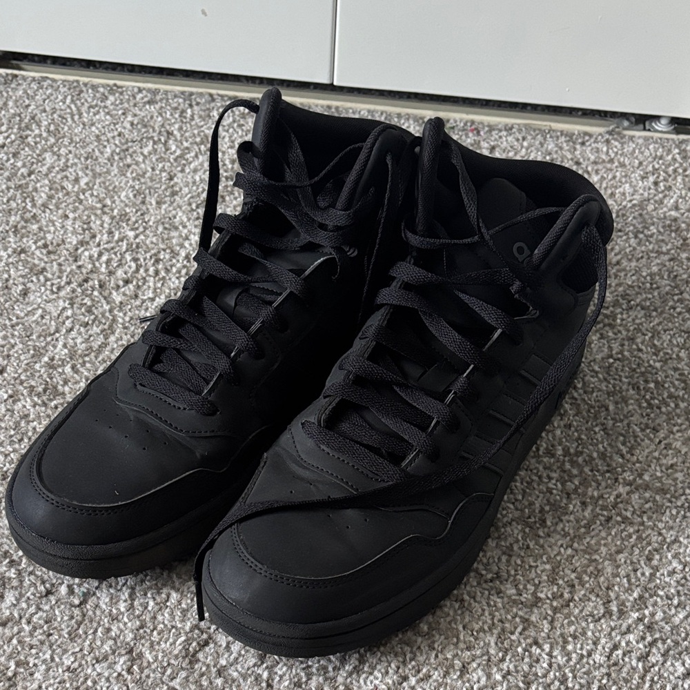 adidas Black Men's High-Top Sneakers